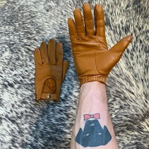 Zara Leather Gloves.